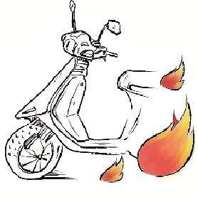 天啊，有一則因電動車充電站引起了火災